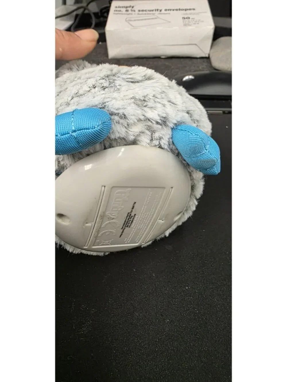 2012 Hasbro Furby Boom Grey & Teal Blue Interactive Toy TESTED & WORKING - Picture 3 of 7
